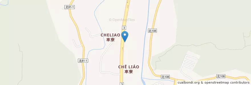 Mapa de ubicacion de 台灣中油 en Taïwan, Nouveau Taipei, Sanxia.