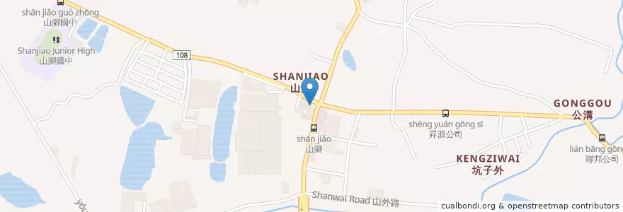Mapa de ubicacion de 長青連鎖藥局 en Taiwán, Taoyuan, 蘆竹區.