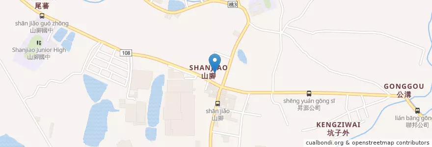 Mapa de ubicacion de 桃園市蘆竹區農會 en 臺灣, 桃園市, 蘆竹區.
