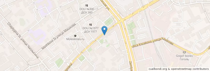 Mapa de ubicacion de Смайл en Russia, Distretto Federale Centrale, Москва, Центральный Административный Округ, Басманный Район.