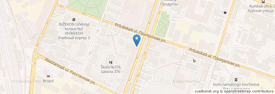 Mapa de ubicacion de brobar en Rusland, Северо-Западный Федеральный Округ, Oblast Leningrad, Sint-Petersburg, Округ Волковское.