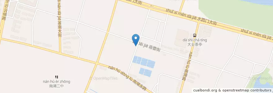 Mapa de ubicacion de 金贸新村 en 中国, 江蘇省, 南京市, 建ギョウ区.