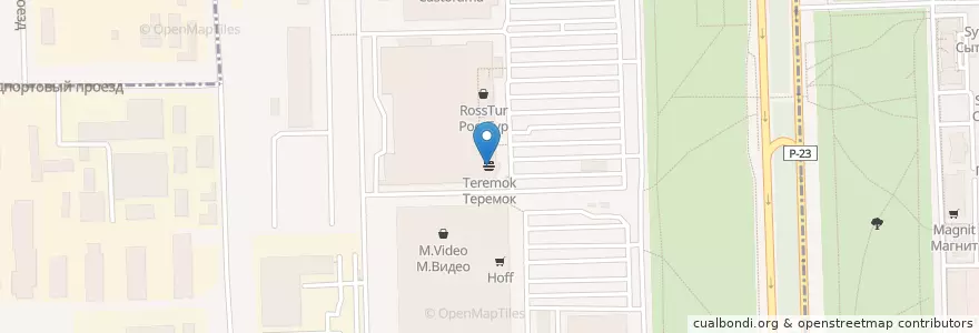 Mapa de ubicacion de Теремок en Rusland, Северо-Западный Федеральный Округ, Oblast Leningrad, Sint-Petersburg, Московский Район, Округ Пулковский Меридиан.