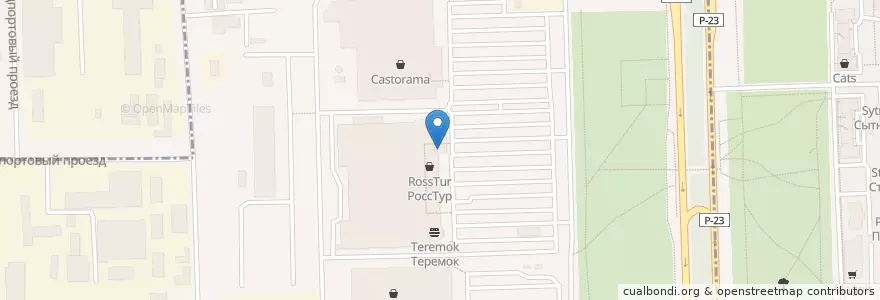 Mapa de ubicacion de Линзы Тут en Russie, District Fédéral Du Nord-Ouest, Oblast De Léningrad, Saint-Pétersbourg, Московский Район, Округ Пулковский Меридиан.