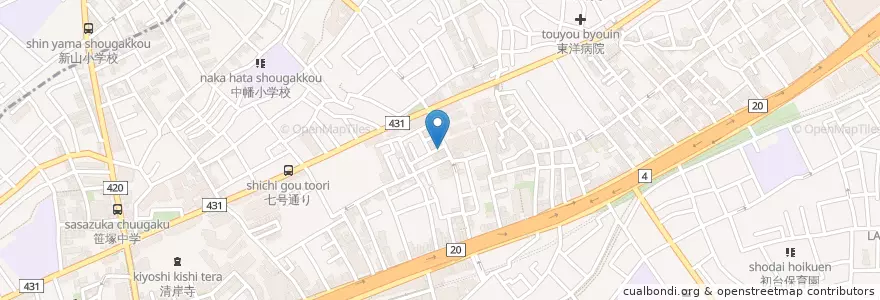 Mapa de ubicacion de 金色不如歸 en اليابان, 東京都, 渋谷区.