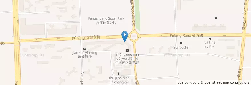 Mapa de ubicacion de 一碗居 en الصين, بكين, خبي, 丰台区.