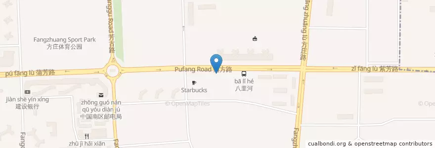 Mapa de ubicacion de 北京银行 en الصين, بكين, خبي, 丰台区.