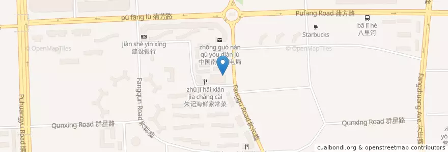 Mapa de ubicacion de 保兴大药房 en 중국, 베이징시, 허베이성, 丰台区.