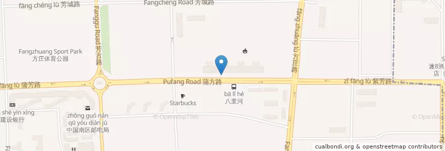 Mapa de ubicacion de 金汉斯 en 中国, 北京市, 河北省, 豊台区.