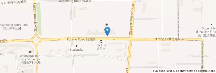 Mapa de ubicacion de 都一处 en Çin, Pekin, Hebei, 丰台区.