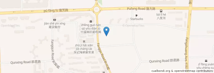 Mapa de ubicacion de 东方医院 en Китай, Пекин, Хэбэй, Район Фэнтай.