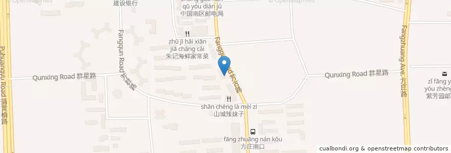 Mapa de ubicacion de 小胖包子 en Cina, Pechino, Hebei, 丰台区.