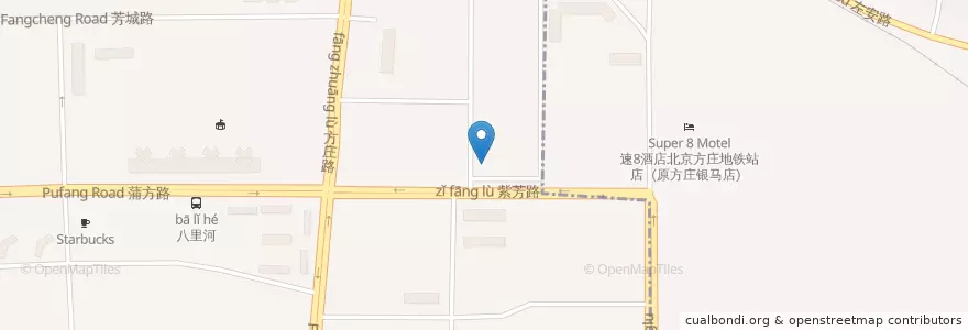 Mapa de ubicacion de 交通银行 en China, Pequim, Hebei, 丰台区.