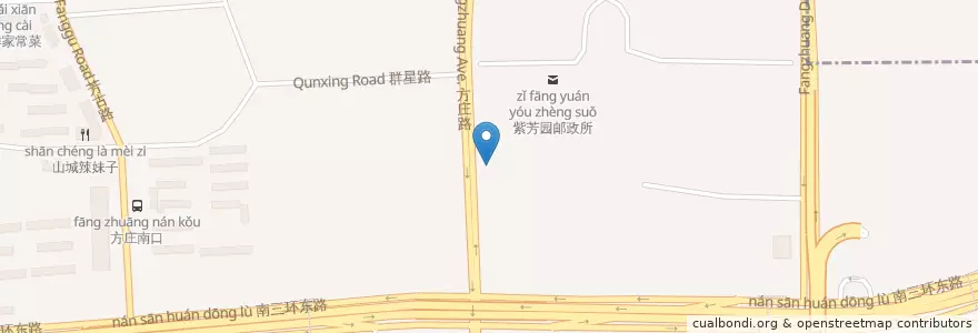 Mapa de ubicacion de 深圳商业银行 en China, Pequim, Hebei, 丰台区.