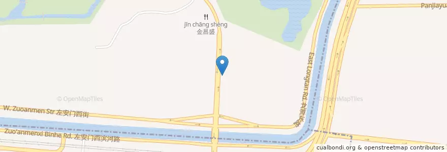 Mapa de ubicacion de 工商银行 en Chine, Pékin, Hebei, 东城区.