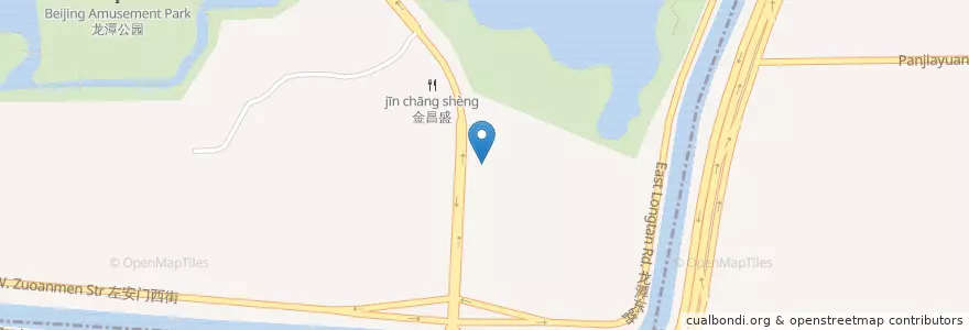 Mapa de ubicacion de 宏状元 en 中国, 北京市, 河北省, 东城区.