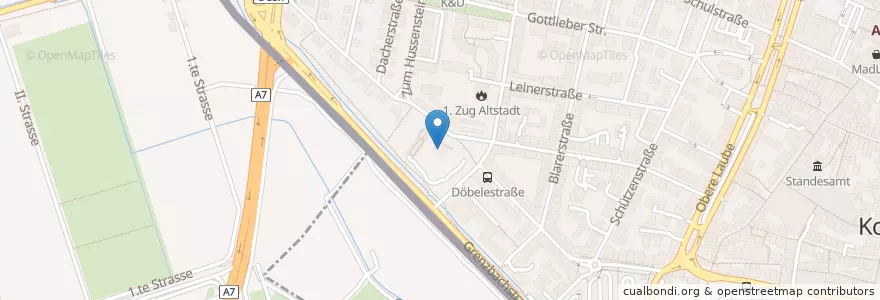Mapa de ubicacion de Café Mondial Konstanz e.V. en 德国, 巴登-符腾堡, Regierungsbezirk Freiburg, Bezirk Kreuzlingen, Landkreis Konstanz, Verwaltungsgemeinschaft Konstanz, Konstanz.