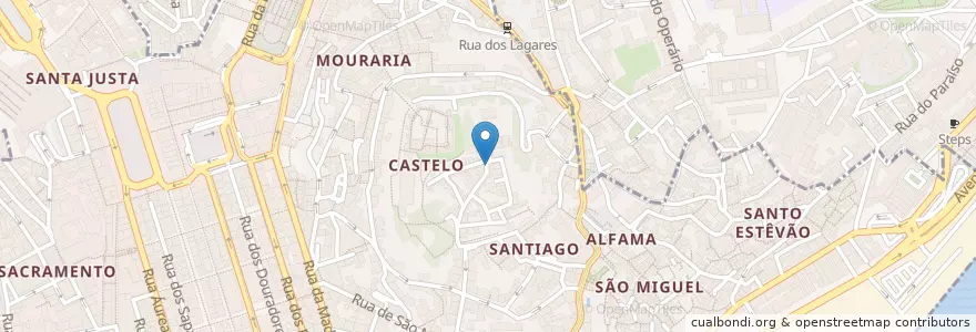 Mapa de ubicacion de 28 Cafe en ポルトガル, Área Metropolitana De Lisboa, Lisboa, Grande Lisboa, リスボン, Santa Maria Maior.