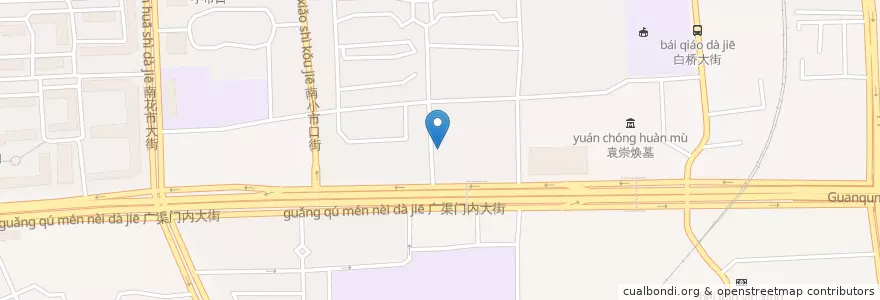 Mapa de ubicacion de 中国民生银行 en Cina, Pechino, Hebei, 东城区.