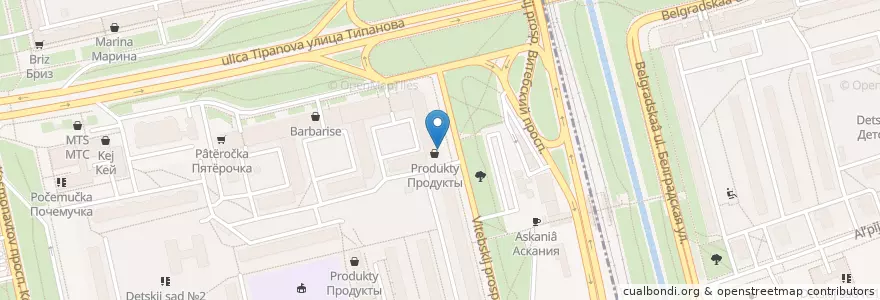 Mapa de ubicacion de Артис en Russia, Northwestern Federal District, Leningrad Oblast, Saint Petersburg, Московский Район, Округ Гагаринское.