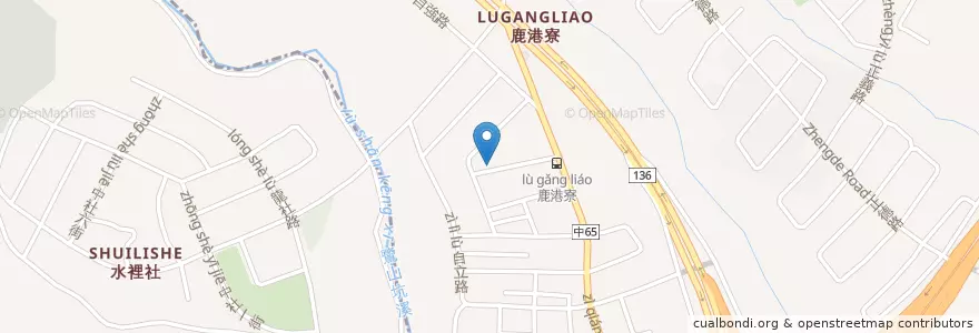 Mapa de ubicacion de 梧棲永天宮 en Taiwan, Taichung, Longjing District.