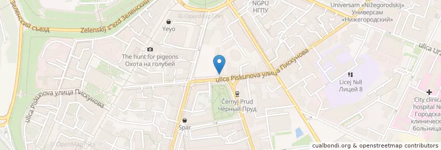 Mapa de ubicacion de Дым en Russia, Circondario Federale Del Volga, Нижегородская Область, Городской Округ Нижний Новгород.