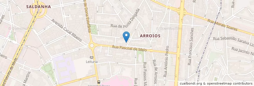 Mapa de ubicacion de Ceia Minhota en Portugal, Área Metropolitana De Lisboa, Lisboa, Grande Lisboa, Lisboa, Arroios.