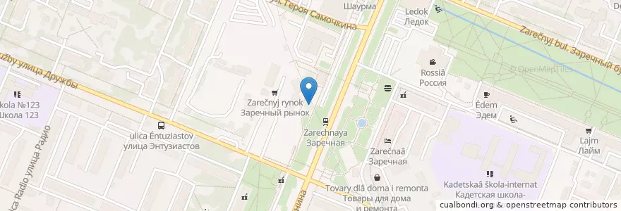 Mapa de ubicacion de Мария en ロシア, 沿ヴォルガ連邦管区, ニジニ・ノヴゴロド州, ニジニ・ノヴゴロド管区.