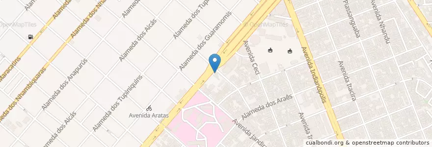 Mapa de ubicacion de Posto Shell - Auto Posto Jurema Ltda en البَرَازِيل, المنطقة الجنوبية الشرقية, ساو باولو, Região Geográfica Intermediária De São Paulo, Região Metropolitana De São Paulo, Região Imediata De São Paulo, ساو باولو.