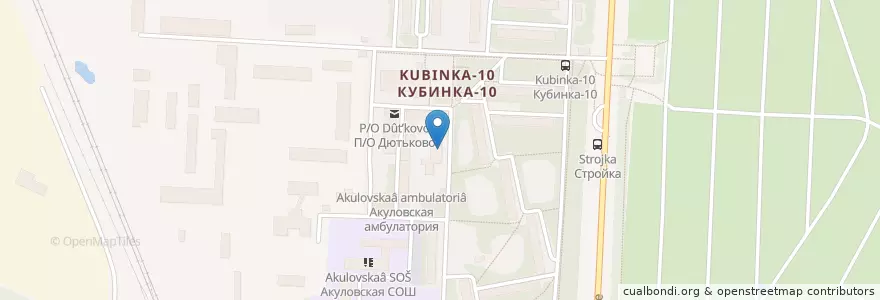 Mapa de ubicacion de СытоЕдов en ロシア, 中央連邦管区, モスクワ州, Одинцовский Городской Округ.