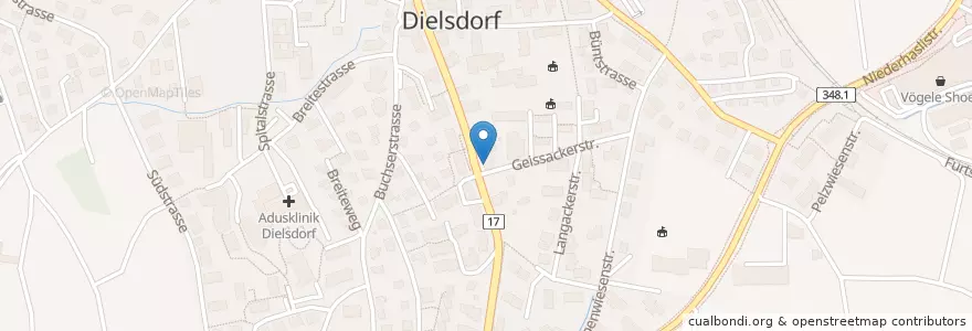 Mapa de ubicacion de Insomnia en スイス, チューリッヒ, Bezirk Dielsdorf, Dielsdorf.