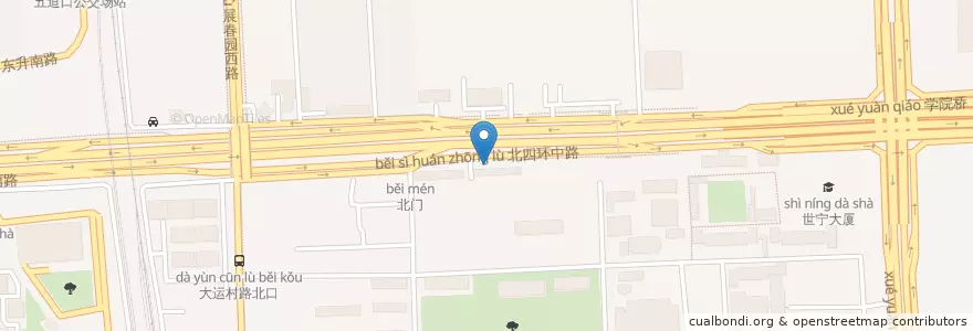 Mapa de ubicacion de 微薄之盐（Just Kids） en China, Pequim, Hebei, 海淀区.