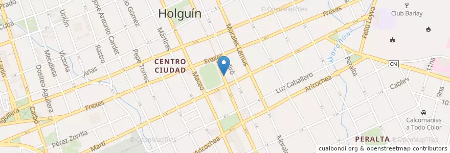 Mapa de ubicacion de Rico Pizza en کوبا, Holguín, Holguín.