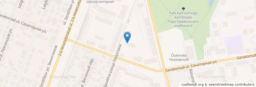 Mapa de ubicacion de Детский сад № 566 en Russie, District Fédéral De L'Oural, Oblast De Sverdlovsk, Городской Округ Екатеринбург.