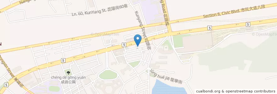 Mapa de ubicacion de 真茶自慢 en تایوان, 新北市, تایپه, 南港區.