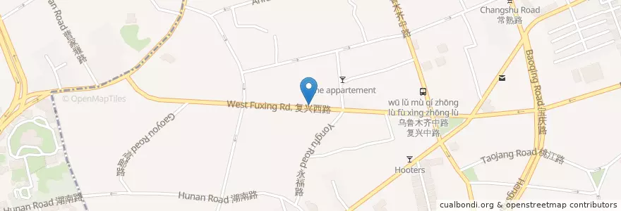 Mapa de ubicacion de DAGA Brewpub en China, Shanghai.