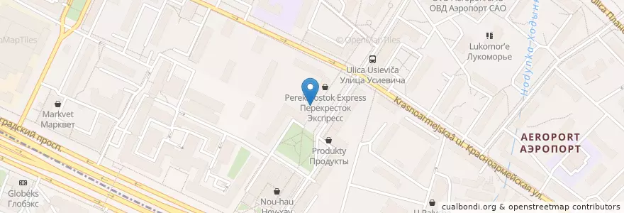 Mapa de ubicacion de Дифарм en روسیه, Центральный Федеральный Округ, Москва, Северный Административный Округ, Район Аэропорт.