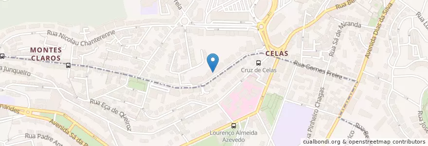 Mapa de ubicacion de Café Koala en ポルトガル, Centro, Baixo Mondego, Coimbra, Coimbra.
