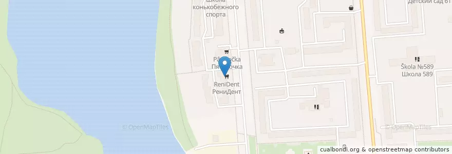 Mapa de ubicacion de РениДент en Russia, Northwestern Federal District, Leningrad Oblast, Tusina District, Тельмановское Сельское Поселение, Колпинский Район.