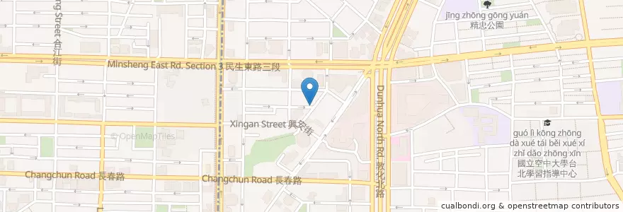 Mapa de ubicacion de 海真私房菜 en تایوان, 新北市, تایپه, 松山區.