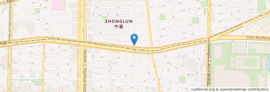 Mapa de ubicacion de 一品花雕雞 en تایوان, 新北市, تایپه, 大安區.