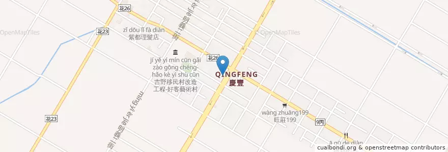 Mapa de ubicacion de 慶園自助餐 en Taiwan, 臺灣省, Hualien, 吉安鄉.