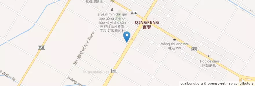 Mapa de ubicacion de 牙醫診所 en Taïwan, Province De Taïwan, Comté De Hualien, 吉安鄉.
