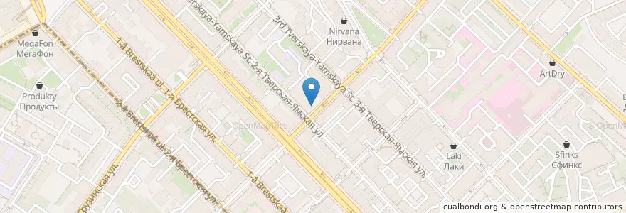 Mapa de ubicacion de Барбарис en Rússia, Distrito Federal Central, Москва, Центральный Административный Округ, Тверской Район.
