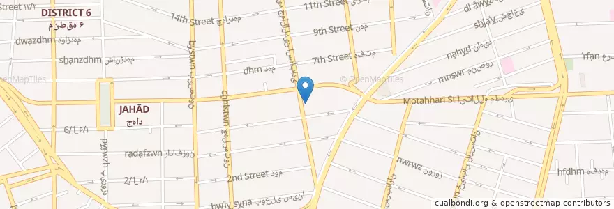 Mapa de ubicacion de داروخانه ریحان en 伊朗, 德黑兰, شهرستان تهران, 德黑蘭, بخش مرکزی شهرستان تهران.