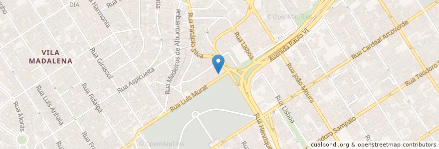 Mapa de ubicacion de Patuscada - livraria & café en البَرَازِيل, المنطقة الجنوبية الشرقية, ساو باولو, Região Geográfica Intermediária De São Paulo, Região Metropolitana De São Paulo, Região Imediata De São Paulo, ساو باولو.