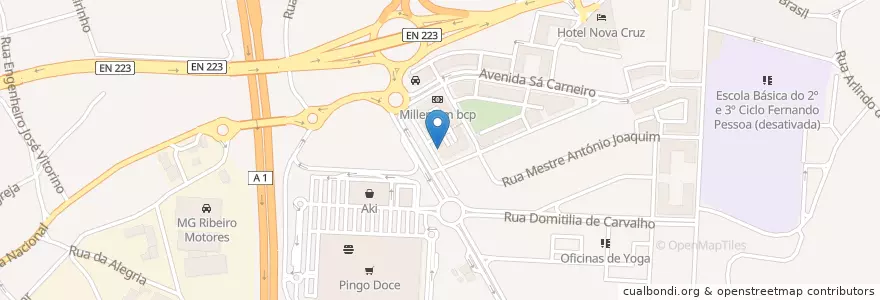 Mapa de ubicacion de Tiago Duarte - Fisioterapeuta en 葡萄牙, Aveiro, 北部大區, Área Metropolitana Do Porto, Santa Maria Da Feira, Santa Maria Da Feira, Travanca, Sanfins E Espargo.