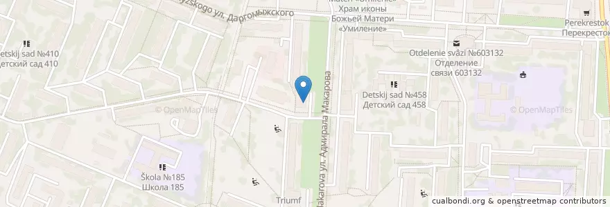 Mapa de ubicacion de Венеция en Russie, District Fédéral De La Volga, Oblast De Nijni Novgorod, Городской Округ Нижний Новгород.
