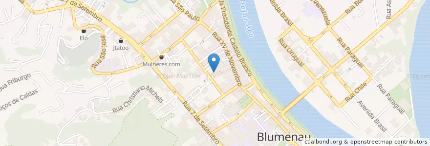 Mapa de ubicacion de Sabor Especial Restaurante en 브라질, 남부지방, 산타카타리나, Região Geográfica Intermediária De Blumenau, Microrregião De Blumenau, 블루메나우.