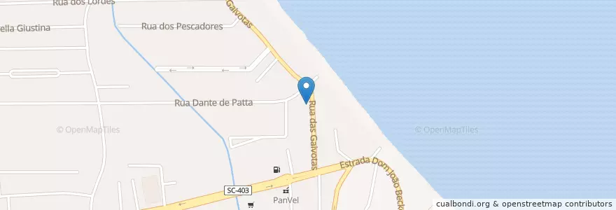 Mapa de ubicacion de Clínica Ingleses en 巴西, 南部, 圣卡塔琳娜, Microrregião De Florianópolis, Região Geográfica Intermediária De Florianópolis, 弗洛里亚诺波利斯.